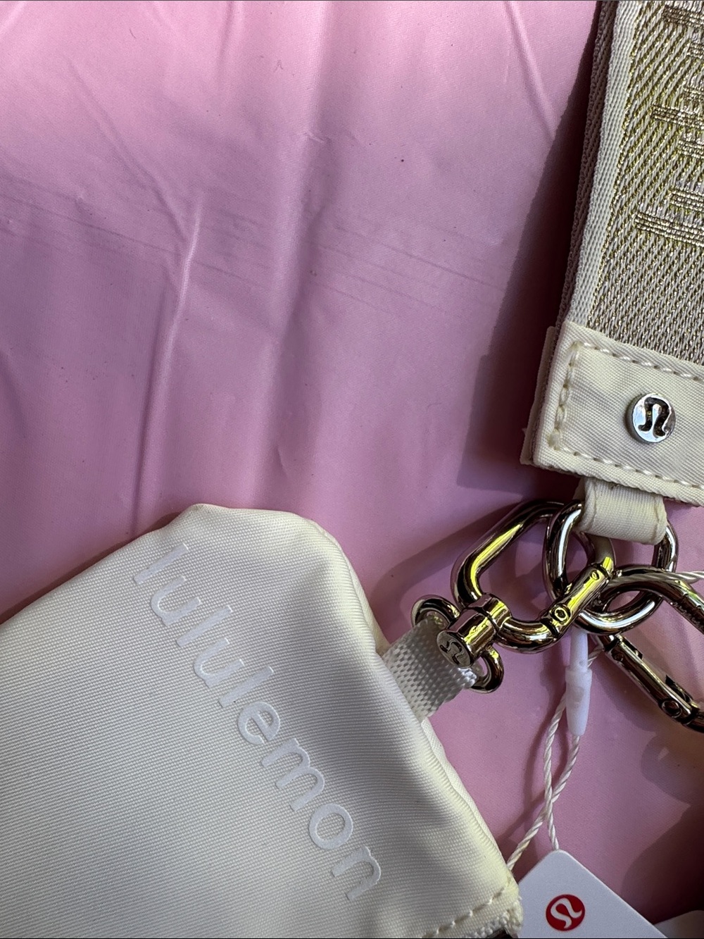 lululemon athletica Cream and Beige Key & Card Holder Strap - Picture 2 of 5